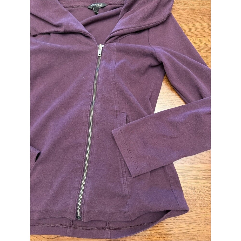Banana Republic Women’s Small Full Zip Lightweight Sweatshirt Asymmetrical - Picture 3 of 8